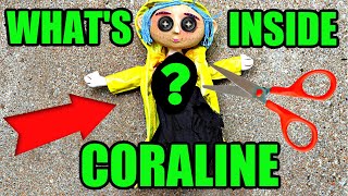 WHATs iNSiDE CORALiNE CREEPY DOLL iS a NEW ViLLAiN COMiNG [upl. by Tiraj]