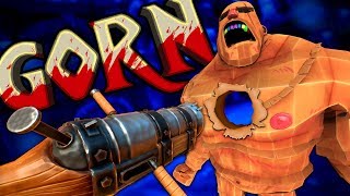 FIRE THE HAND CANNON  Gorn VR Funny Moments [upl. by Claman]