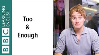 Too vs Enough  Whats the difference  English In A Minute [upl. by Assilanna]