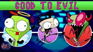 Invader Zim Characters Good to Evil [upl. by Farwell]