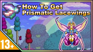 Terraria How To Get Prismatic Lacewing  How To Spawn Empress Of Light 14 Journeys End [upl. by Ayana170]