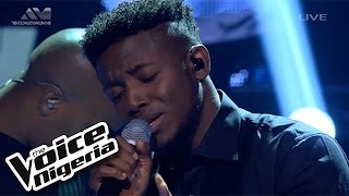 Chike sings “You’re Not The Girl”  Live Show  The Voice Nigeria 2016 [upl. by Ialda338]