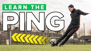 LEARN THE quotPINGquot  Long pass football skills tutorial [upl. by Walli]