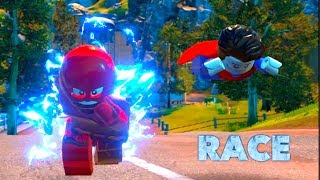 LEGO DC Villains Flash vs Superman Race Justice League [upl. by Aiel]