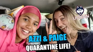 Azzi Fudd Is Going To UCONN Paige Bueckers amp Azzis CRAZY Quarantine Day In The Life [upl. by Keri130]