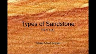 Types of Sandstone [upl. by Lokin]