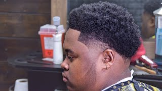 AFRO TAPER  STEP BY STEP HAIRCUT TUTORIAL  BARBER STYLE DIRECTORY [upl. by Eiramaliehs705]