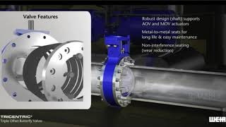 Triple Offset Butterfly Valve Operation and Features [upl. by Sidoney]