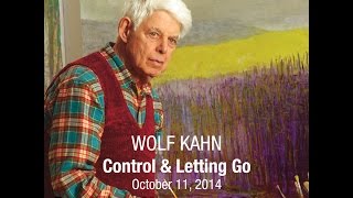 Wolf Kahn Lecture Control amp Letting Go [upl. by Dnalrah]