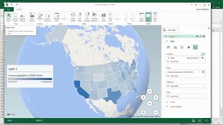 Create a Choropleth Map in Excel [upl. by Ynaitirb]