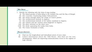 NCERT Class 9 Geography Chapter 1India Size And Location  Map Skills [upl. by Barbara33]