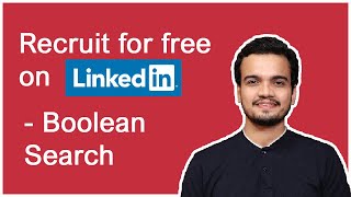 How to Search Resumes for Free on Linkedin by Using Boolean Hindi [upl. by Nagrom]