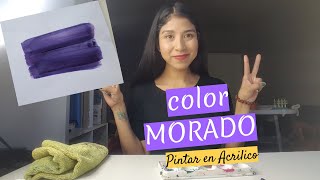 Cómo hacer color MORADO Super facil [upl. by Ttehc]