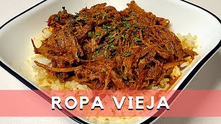 Slow Cooked Puerto Rican Ropa Vieja  Braised Shredded Beef [upl. by Lanfri]