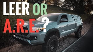 Are Camper Shells Worth it LEER vs ARE truck camper review  LEER 100XR [upl. by Adnilym889]