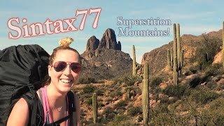 Hiking the Superstition Mountains  Desert Backpacking in Arizona [upl. by Letsou]