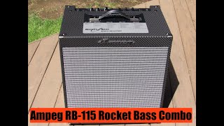 Bass Musician Magazine Reviews  Ampeg RB115 Rocket Bass Combo [upl. by Thomson]