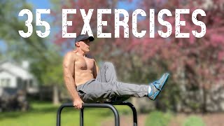 35 Parallel Bar Exercises ANYONE Can Do [upl. by Alue]