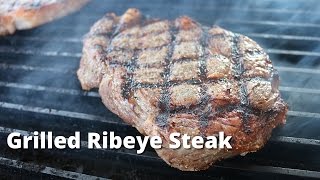 THE BEST Grilled Ribeye Steaks on Weber Kettle [upl. by Ojillib]