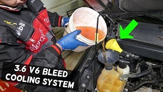 DODGE CHRYSLER JEEP 36 PENTASTAR HOW TO BLEED COOLING SYSTEM [upl. by Alius]