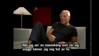 Giorgio Armani interview [upl. by Aenil]