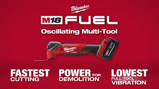 Milwaukee® M18 FUEL™ Oscillating MultiTool [upl. by Einiar]