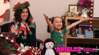 Shes Brielleiant Brielle Spreads Holiday Cheer at Ellen [upl. by Inan]