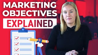 Marketing Objectives Explained  10 Examples [upl. by Israeli]