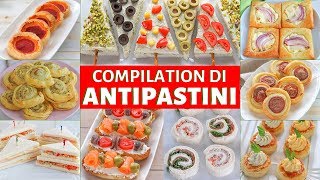 10 IDEE DI ANTIPASTI PER VIGILIA NATALE E CAPODANNO  10 Ricette Facili per il Buffet delle Feste [upl. by Ariem]