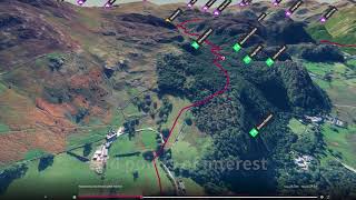 OS Maps new 3D flythrough feature [upl. by Innoj]