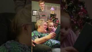 Try not to laugh Grandma reads wonky donkey [upl. by Sturrock]