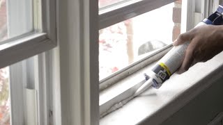 How to caulk your windows inside your house [upl. by Monty573]