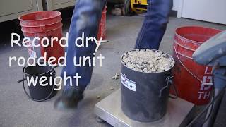 Dry Rodded Unit Weight [upl. by Maram]