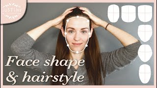 Good hairstyles for your face shape amp how to determine your shape  Justine Leconte [upl. by Eiggam]