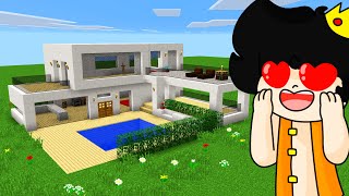 MINECRAFT 🏡 COMO HACER UNA CASA MODERNA [upl. by Quennie]