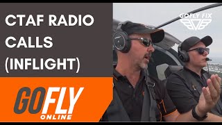 CTAF Radio Calls Inflight extended lesson [upl. by Malkah]