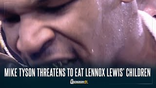 quotI AM THE BEST EVER I WANT TO EAT LENNOX LEWIS CHILDRENquot  ICONIC MIKE TYSON POST FIGHT INTERVIEW [upl. by Chrisse]