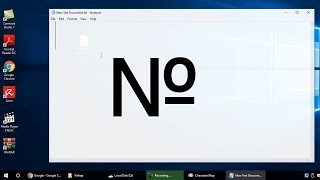 How to type Numero № symbol [upl. by Nongim]