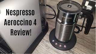 Nespresso Aeroccino 4 Milk Frother Review  Worth upgrading from the Aeroccino 3 [upl. by Tirreg]