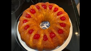 Pineapple Upside Down Cake Recipe [upl. by Acinoda247]