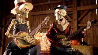 Dueling Animated Banjo Skeletons  Grandin Road [upl. by Canada]