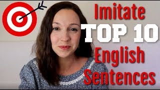 How to Pronounce TOP 10 English Sentences [upl. by Anoirb]