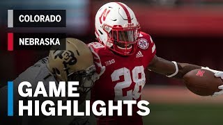 Highlights Colorado Buffaloes vs Nebraska Cornhuskers  Big Ten Football [upl. by Lamond721]