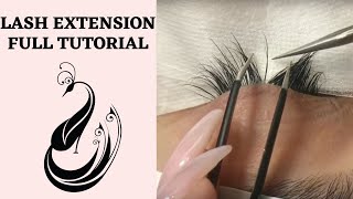 Eyelash Extensions 101  Full Tutorial on Application [upl. by Atwater]