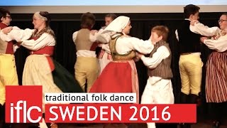 Swedish Traditional Folk Dance  IFLC Sweden 2016 [upl. by Jock19]