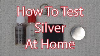 How To Test Silver At Home [upl. by Fording]