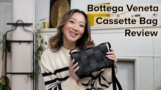 BOTTEGA CASSETTE BAG REVIEW [upl. by Mcgraw293]