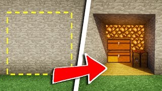 TUTO PASSAGE SECRET ULTRA SÉCURISÉ   Minecraft [upl. by Kathryn570]