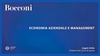 Economia aziendale e management [upl. by Anyat]