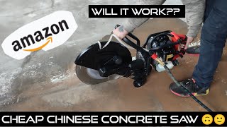 Amazon concrete saw [upl. by Ogaitnas]